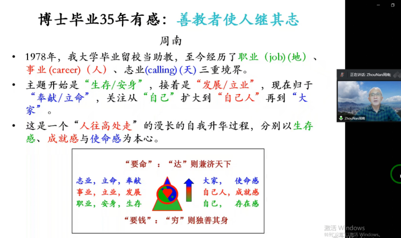 bat365官网平台邀请国内著名营销学者周南先生做学术报告